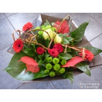 Boeket rood \ groen